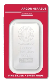 Strieborná tehlička Argor Heraeus 31,1 g